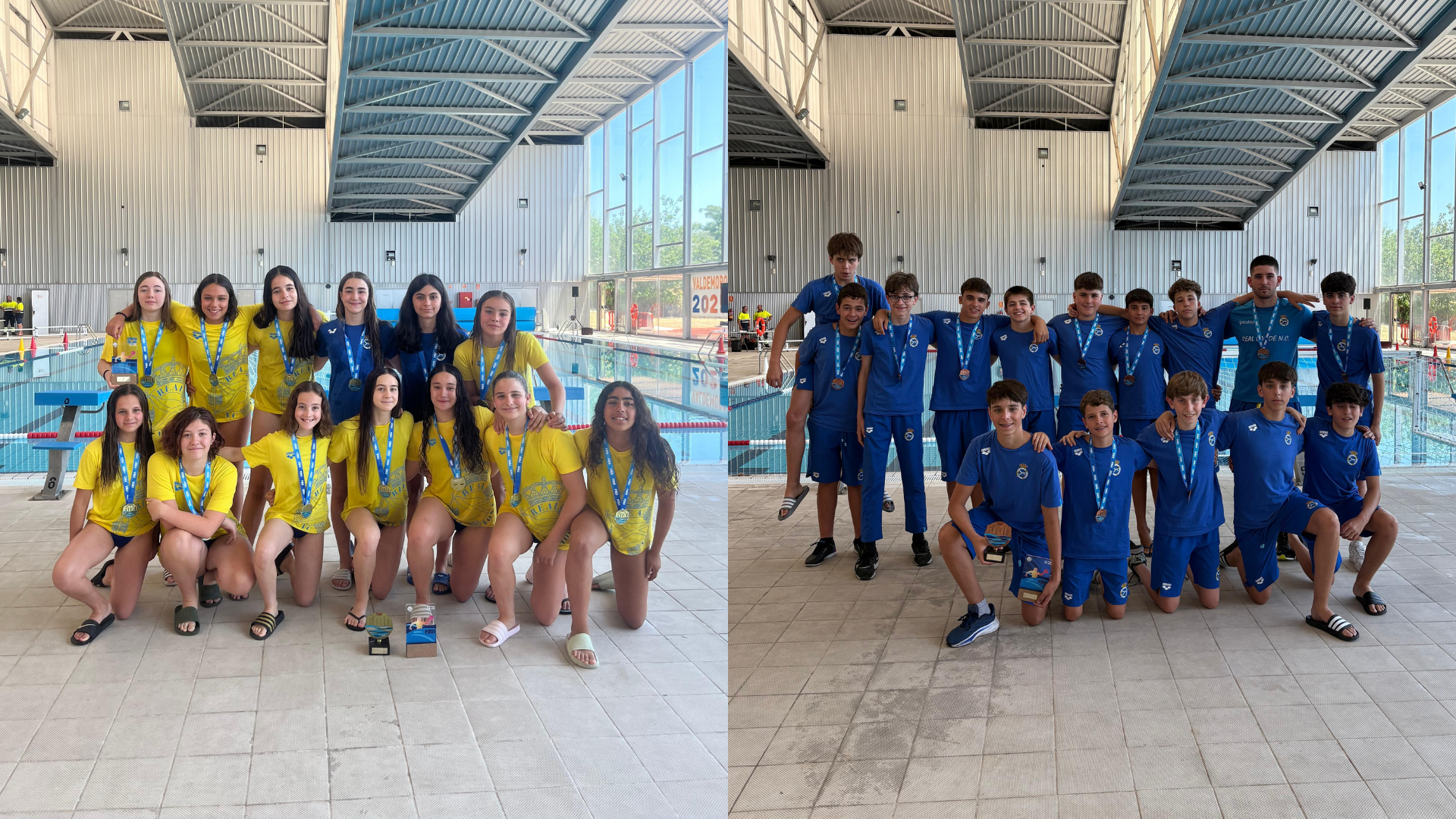 Fin de semana de oro y bronce para el Real Canoe infantil de waterpolo
