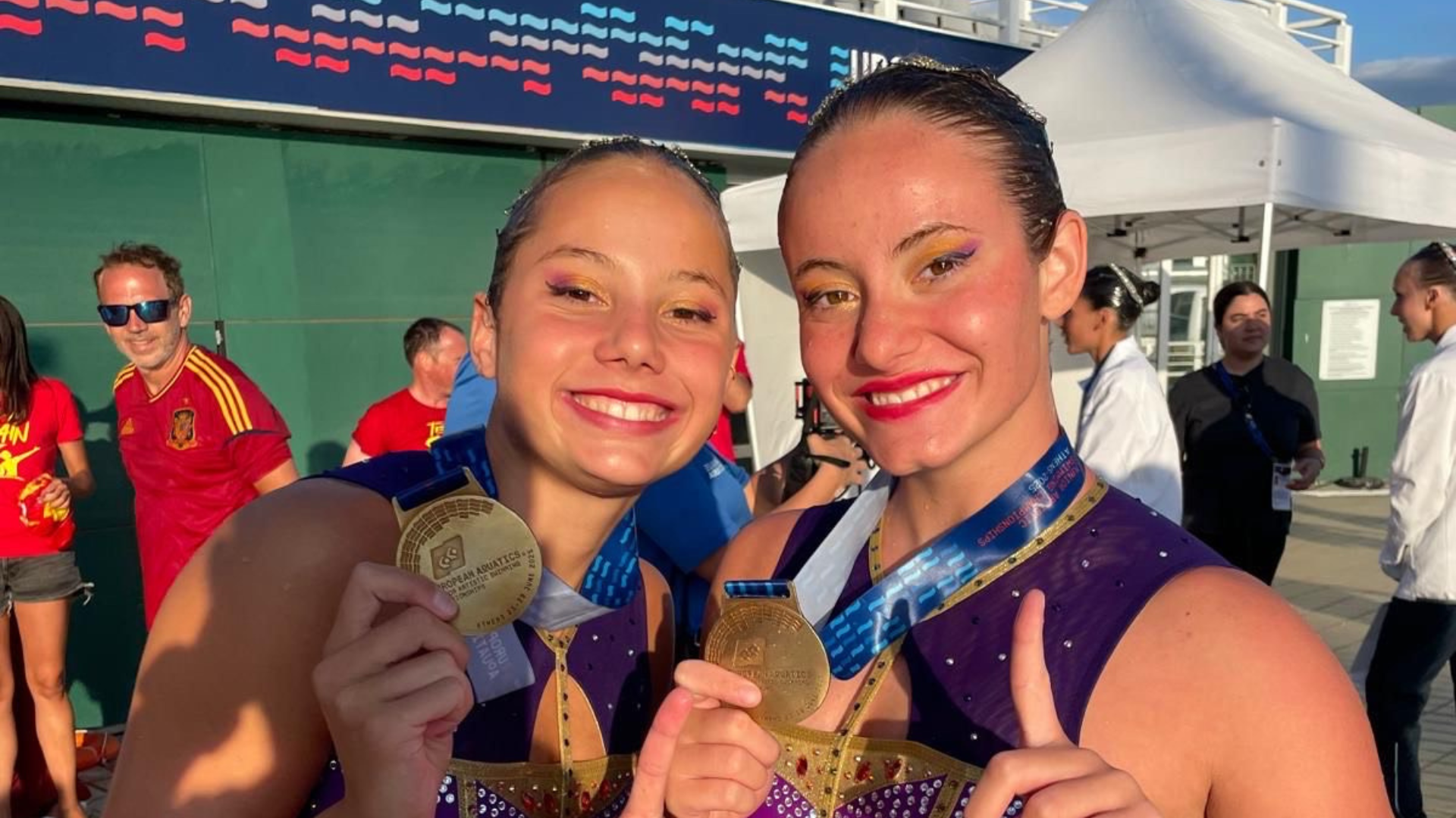 Lily Gualtieri y Ariadna Benito, triple oro en Atenas