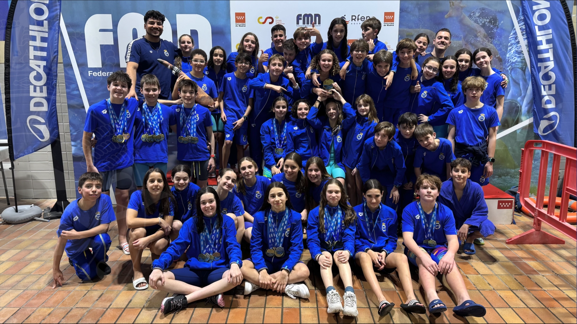 Campeones del Campeonato de Madrid Alevín de Invierno