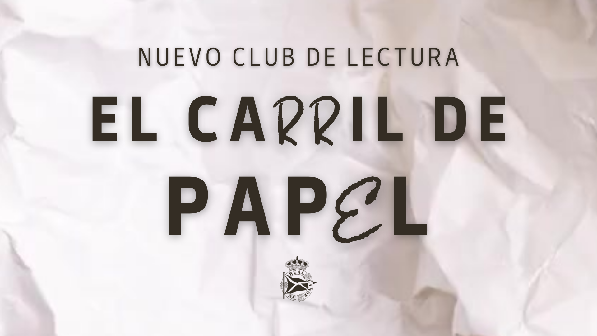 'El carril de papel': nuevo Club de Lectura