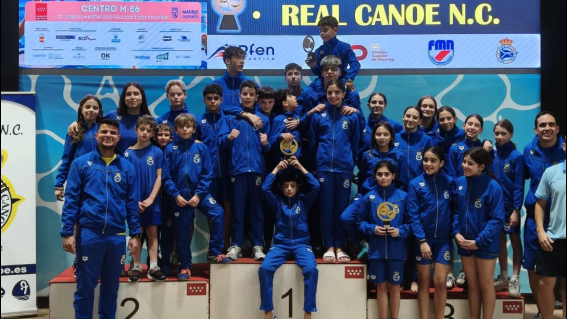 El Real Canoe N.C., triple campeón de de España en saltos