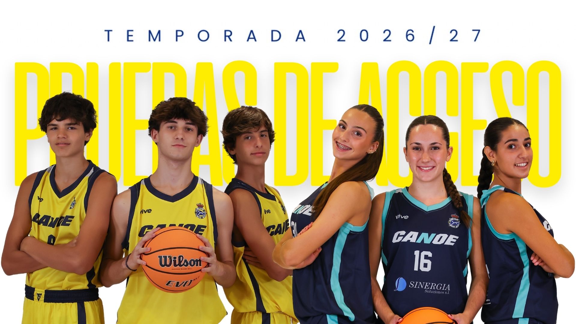 Pruebas de acceso a la cantera de Baloncesto para la temporada 26/27
