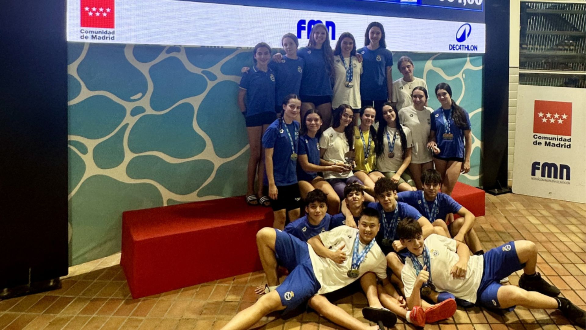 Buen rendimiento del Real Canoe N.C. en el Campeonato Infantil de Verano de Madrid