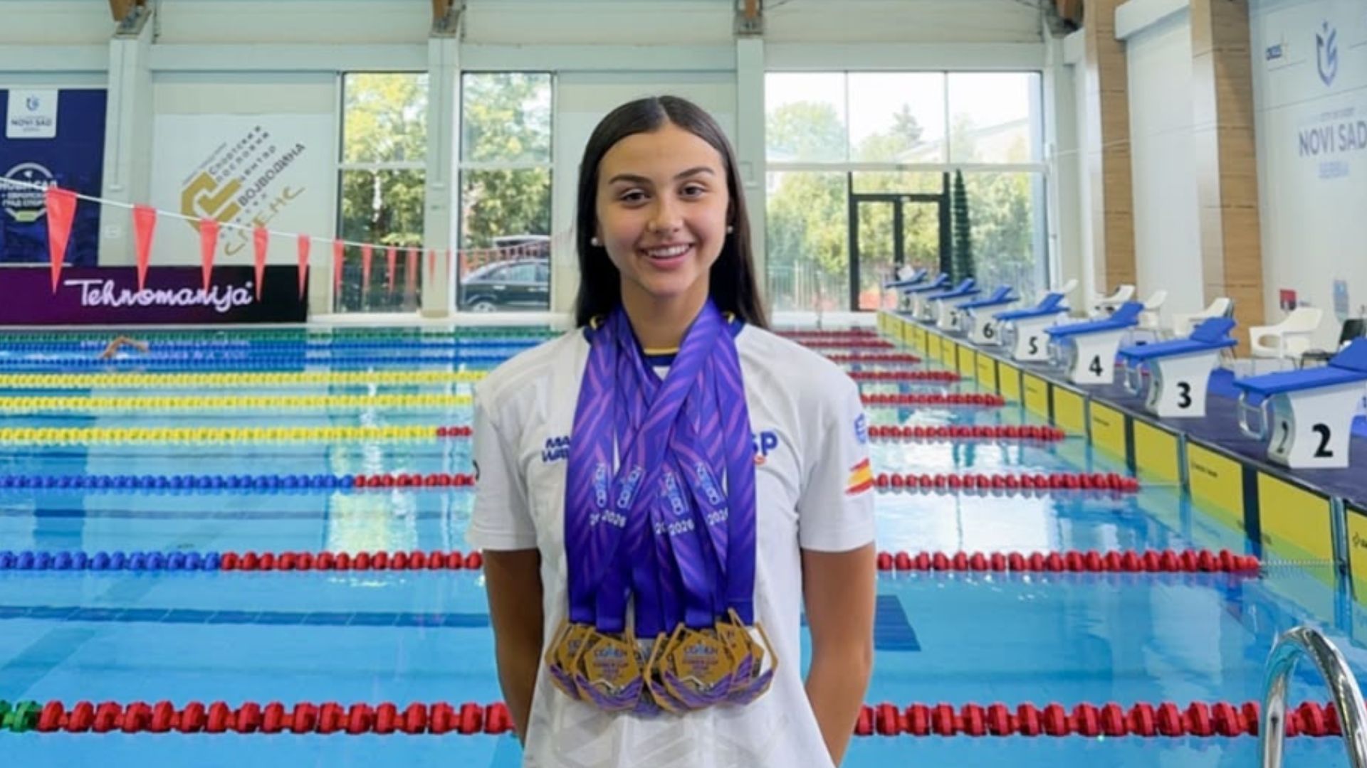 Carlota Rodríguez conquista nueve medallas en la Copa Mediterránea (COMEN)