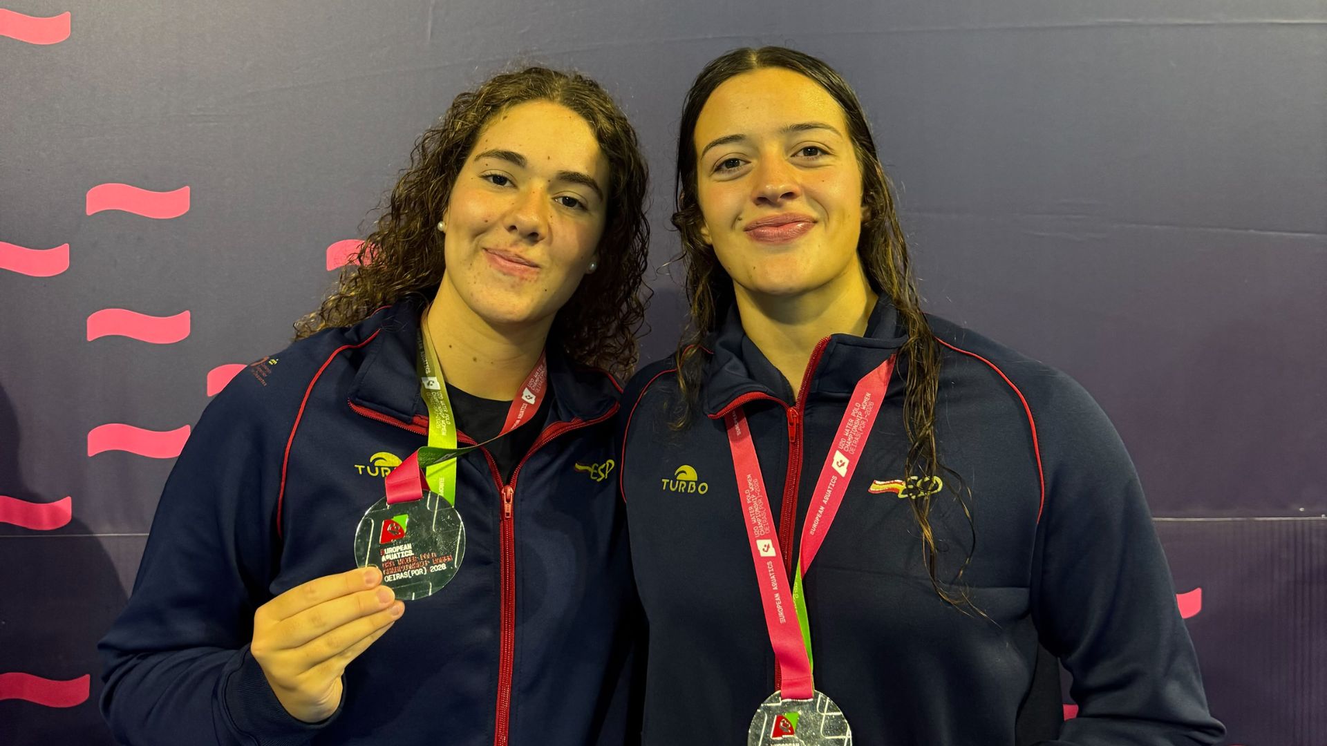 Estíbaliz Domínguez e Irene Briceño, subcampeonas de Europa U20
