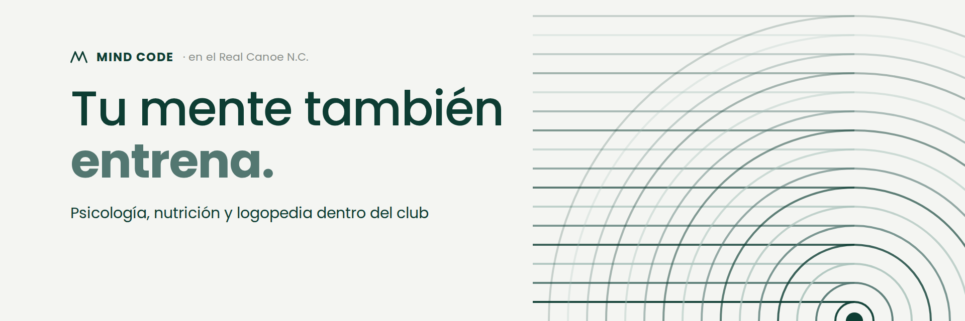 Mind Code en el Real Canoe, psicología, nutrición y logopedia