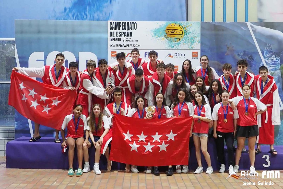 Selección de Madrid Campeonato de España Waterpolo FFAA